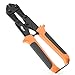 Mutt Tools 8 Inch Mini Bolt Cutters – Compact and Small Bolt Cutters for Small Screws, Steel Wire, Hooks and Fencing
