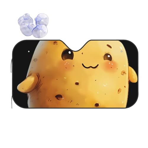 Couverture pare-brise voiture patate mignonne bâche hiver m