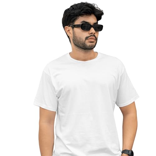 Image of NEWBAE Men's Solid Oversized T-Shirt
