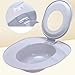 Cat Toilet Seat Training Kit, Multipurpose Use, 39x36x10cm, Washable Cleaning Pad, Removable Pet Toilet Training System, Non-to-xic Material, for Home Pet