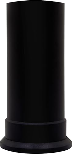 Adam Short Decorative Straight Stove Pipe in Black