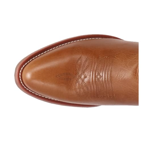 Laredo Mens Novak Embroidered Round Toe Pull On Casual Boots Mid Calf - Brown4