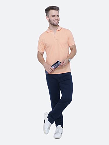 Image of Strechable Denim Regular Fit Mid Waist Light Weight Soft Feel Stretchable Denim Jeans Pant for Men