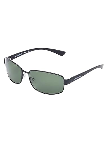 Image of Skechers Men Rectangular Black Polarization Sunglasses, large