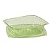 ECO PRODUCTS Compostable 24oz Rectangular Deli Containers With Lids, Case of 200, Veridian Clear Green Meal Prep, Made from PLA, A Renewable Material Made from Plants, One Lid Fits All