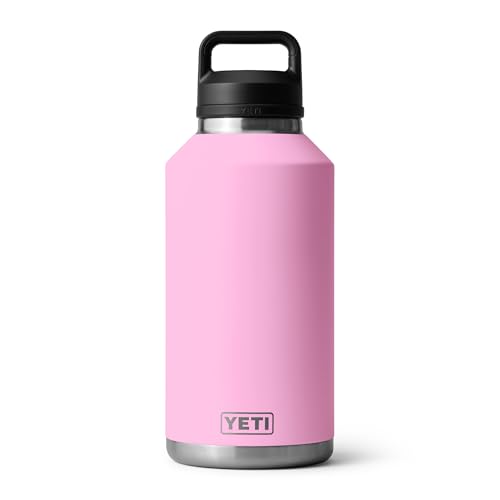 Image of Yeti Rambler 64 oz Bottle, Vacuum Insulated, Stainless Steel with Chug Cap, Power Pink