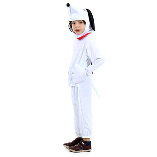 Sulamericana Fantasias Snoopy Infantil, P 4 Anos, Branco