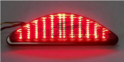 TOPZONE Sequential LED Rear Lamp TailLight + Turn Signal Function Fit Ya-maha 2008-2017 Raider 1900 (Gen. 3 Sequential LED, Smoke)