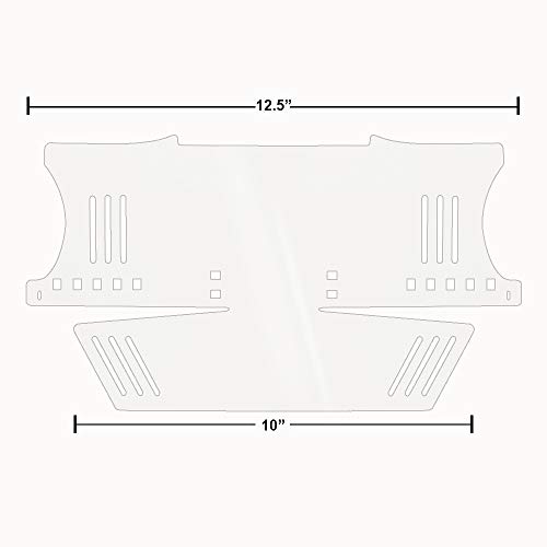 image for Generic Grid D-Flect Football Helmet Face Shield - a Full eyeshield Vi