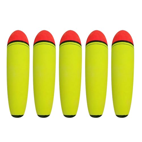 QIEIEI Fishing Bobbers 5Pcs Portable Buoyancy Foam Fishing Float Led Inline Bobbers Floating for Cat Fish Camping Fishing Equipment