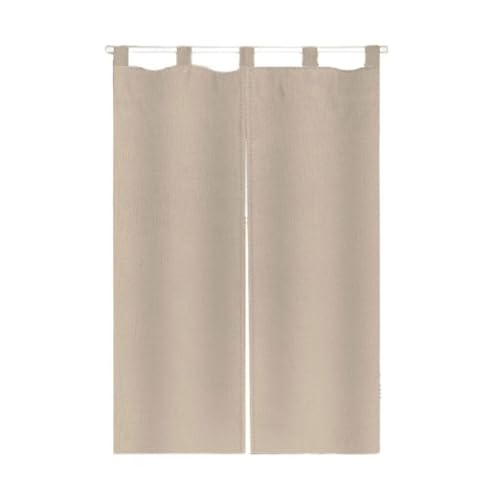 唐土工房 間仕切りカーテン 断熱 のれん 遮光 おしゃれ 目隠し 暖簾 200cm丈 間仕切り 遮光 北欧 ノレン ロング カーテン 遮光のれん 無地 綿麻 半間のれん ドアカーテン 断熱カーテン 防寒 保温 厚手 玄関 入り口 リビング 飲食店 洗える