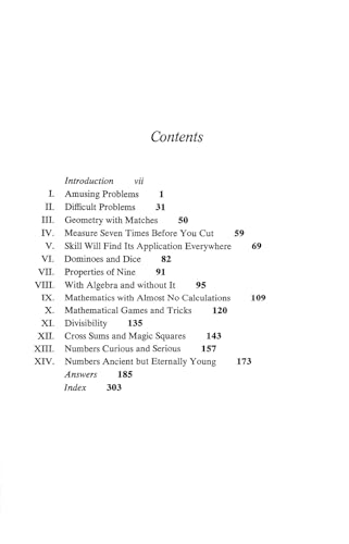 The Moscow Puzzles: 359 Mathematical Recreations (Dover Math Games & Puzzles)