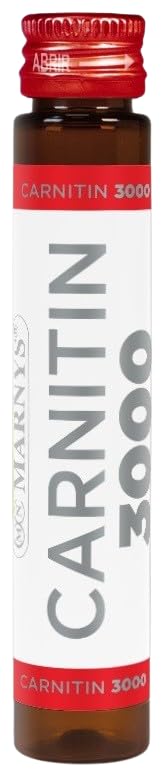 Marnys Carnitin 3000 - liposomal liquid L-Carnitine 3000 mg - Fat Burner - Weight Loss Support - Muscle Recovery