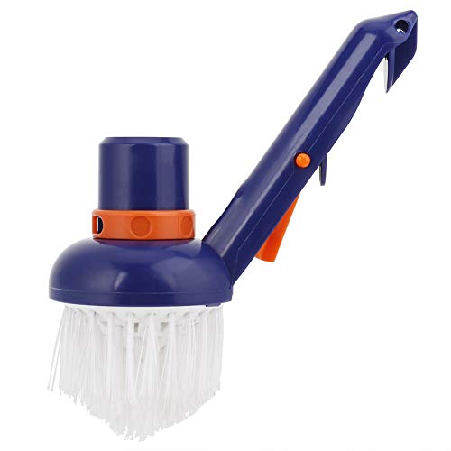 BORDSTRACT Spazzola Per Aspirapolvere Ad Angolo Per Piscina, Spazzola Per Aspirapolvere Per Piscina Pulizia delle Scale della Piscina, Spazzola Per Piscina, Setole in Nylon Spazzola Aspirapolve
