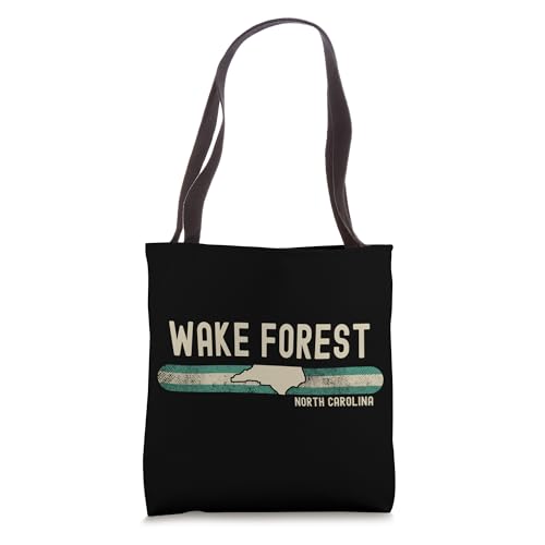 Bolsa Tote estilo vintage Wake Forest NC miniatura 1