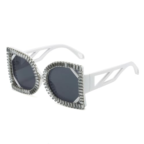 Lunettes de soleil luxe pour femmes aux verres anti-UV style tendance