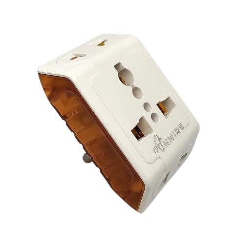 Unwire Hero 3 Pin Multi Plug Socket, Universal Travel Adapter, 3 Way Extension, 6A-250V, Pack of 3-image-34