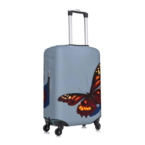 Beautiful Butterflies Print Luggage Suitcase Cover Protector Luggage Washable Covers With Concealed Zipper3