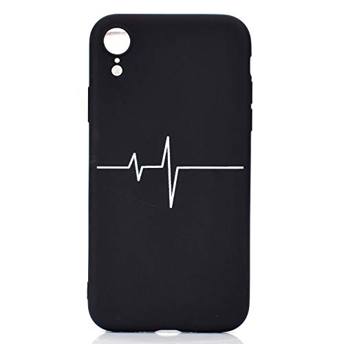 DiaryTown 2 Cover per iPhone XR Silicone Morbida