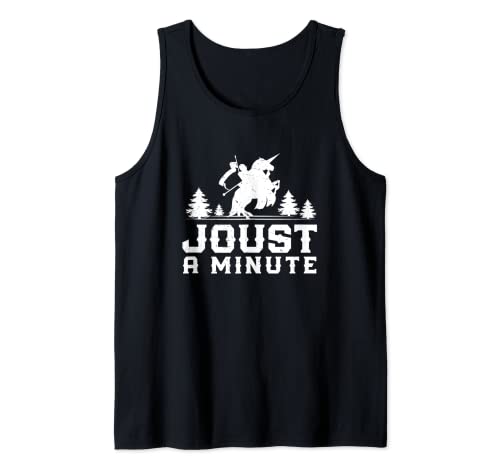 Divertido Joust A Minute Ren Faire Festival Para Jousting Knight Camiseta sin Mangas