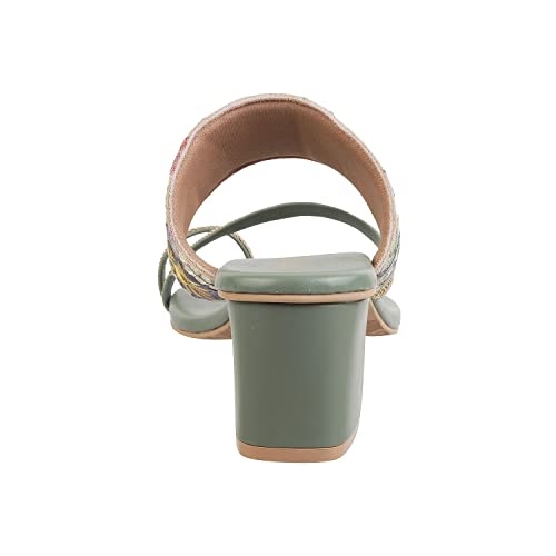 Image of Metro Women Fashion Heel Sandal (32-1745)