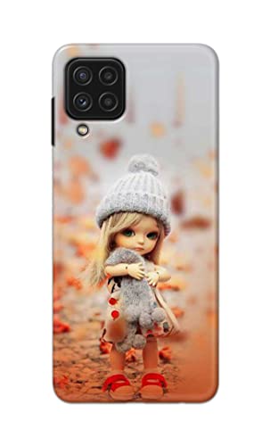 Image of PRINTFIDAA Doll Cute Girl Amazing Beauty Little Kid Child Playing Hard Back Cover for Samsung Galaxy A22 4G Back Cover -(P6) KAT1001