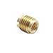 10pack Brass Dual-Threaded Insert for Wooden Tap Handle Beer Tap Handle Insert Homebrew Hardware
