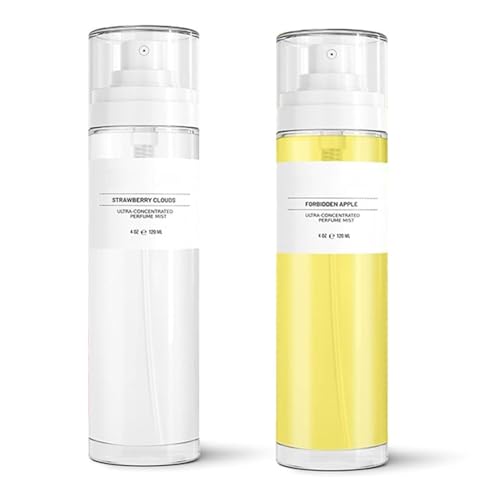 Strawberry Clouds Ultra-Concentred Perfume Mist, Aceite de perfume de lujo, Aceite de fragancia roll-on para mujer, Rollerball Travel Mini de larga duración, De larga duración (2pcs)