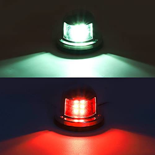 Feux de navigation LED 12V bicolores pour sécuriser la proue