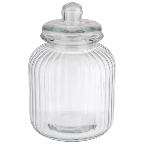 APS 82269 Vorratsglas -COOKIEGO- Ø 17,5 cm, H: 27 cm, 3,7 Liter, Glas, Öffnung: Ø 9 cm