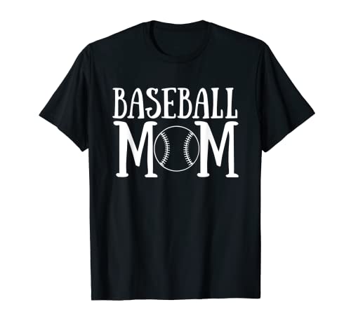 Regalo dei giochi della scuola di sport della mamma di baseball Maglietta