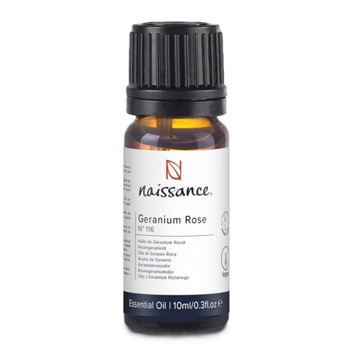 Naissance Olio di Geranio Rosa - Olio Essenziale Puro al 100%, Vegano, senza OGM - 10ml
