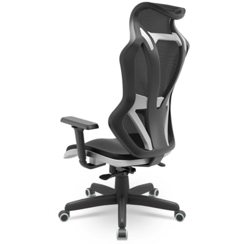Plaxmetal, Cadeira Escritório e Gamer Vizon DZ Plaxmetal Relaxsystem Preta/Branco
