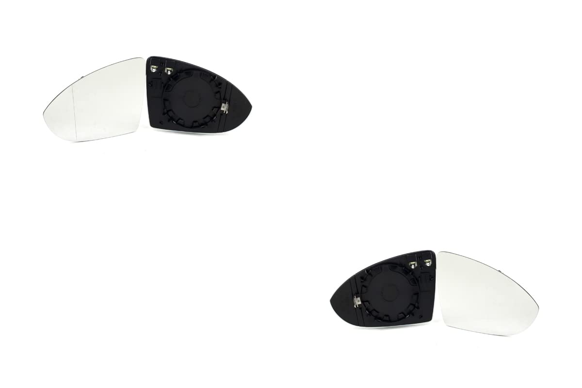 Johns, Retrovisor Coche, Espejo Retrovisor Izquierdo y Derecho, Apto para VW Golf VII (5G1BA5) 0812