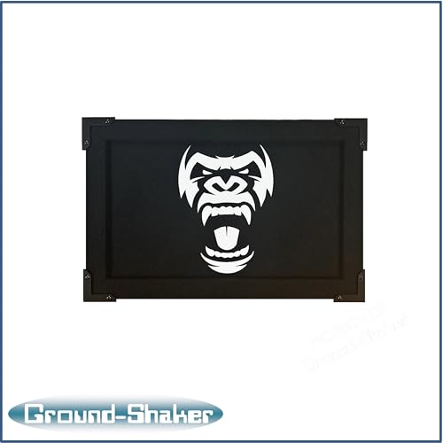 Image of 30HZ Reinforced Competition Single Ported Sub Box Sub Woofer Enclosure Speaker Box Car Audio Subwoofer Ground Shaker Box Ground-Shaker (Gorilla White, 15 inch)