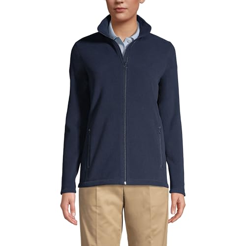 Lands' End Women's Full-Zip Mid-Weight Fleece Jacket