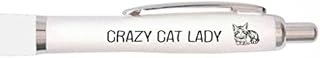 Uveeka - Crazy Cat Lady - Funny Cat Pen - Funny Cat Pen - Cat Owner Gifts - Cat Lover Gifts (Non-Personalised)
