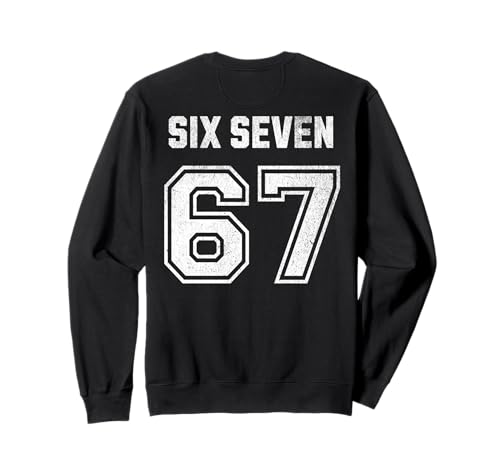 67 Six Seven Sport Design on Back. 6 7 Meme Men Women Kids g[i[