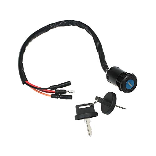 Yorten Chave de ignição compatível com HONDA 300 TRX300 FOURTRAX 1990-2000 ATV NOVO