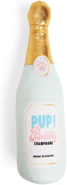 Youly Birthday Bubbly Plush Dog Toy, Large