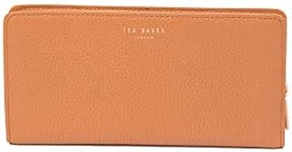 Ted Baker London Mid Red Jete Iguazu Zip Leather Matinee Wallet (Tan)