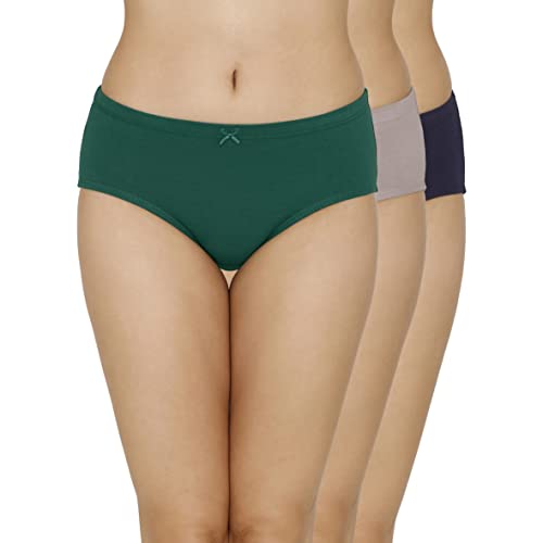 Image of Amante Inner Elastic Cotton Hipster Panty Pack- Pack of 3