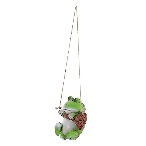 Figurine de grenouille miniature pour égayer vos ornements de jardin en résine