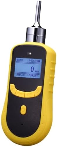 Portable Multi Gas Detector, 4 in 1 CO H2S O2 EX Monitor with Pump Sampler, Explosion Proof ExiaIICT4, 12Hr Battery, Audible Visual Alarm, Gas Analyzer for Industrial Safety Use