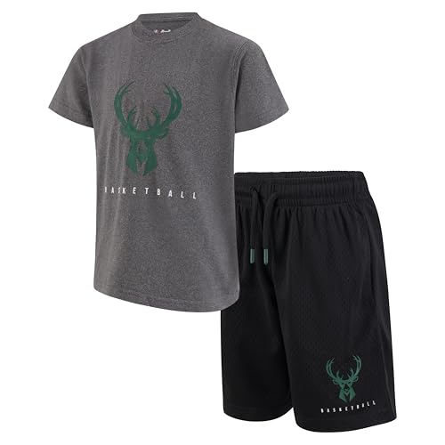 Image of Ultra Game NBA boys Nba Official Super Soft Game Time T-shirt & Shorts Set