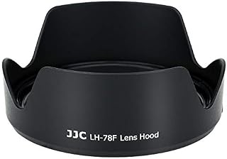 JJC EW-53 Camera Lens Hood Protector for Canon EF-M 15-45mm f/3.5-6.3 IS STM lens/Canon RF-S 18-45mm F4.5-6.3 IS STM - Replace Canon EW-53 Lens Hoods