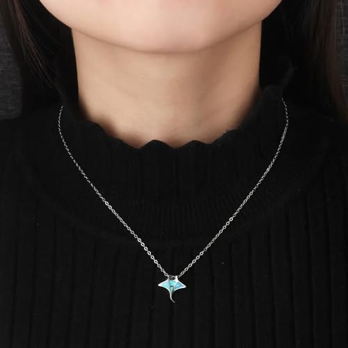 Collier orque argent sterling 925 pendentif queue baleine - 2