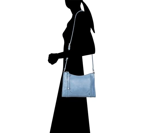 Image of Frye Women's Melissa Zip Crossbody Bag, Stylish Handbag with Adjustable Strap & Pockets