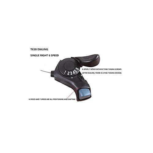 Paraout Tourney SL-TX30 3x7 Speed Thumb Gear Shifter Levers for MTB Combo with Inner Shift Cables