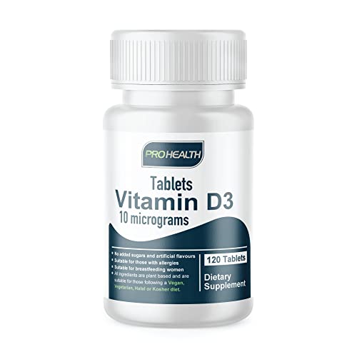 Certified Vegan 400IU Vitamin D3 120 Days Tablets for Pregnancy Nursing and Seniors - NHS Approved